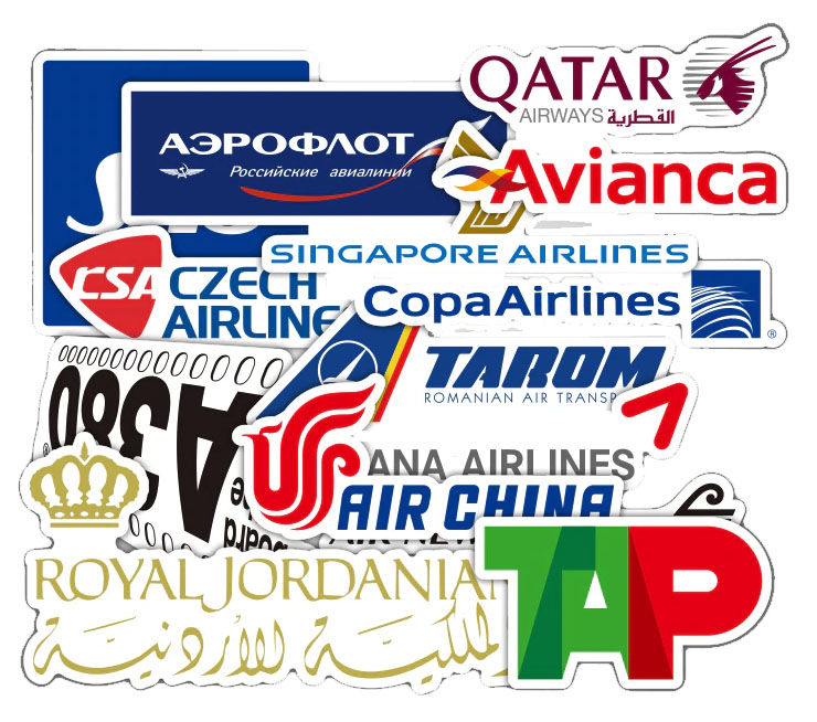 Airlines logos stickers - Image 4