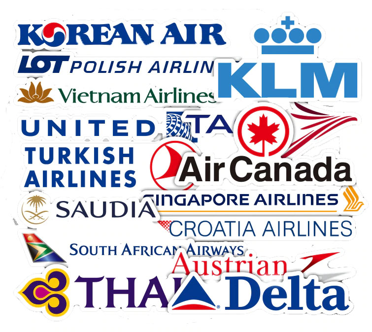 Airlines logos stickers - Image 3