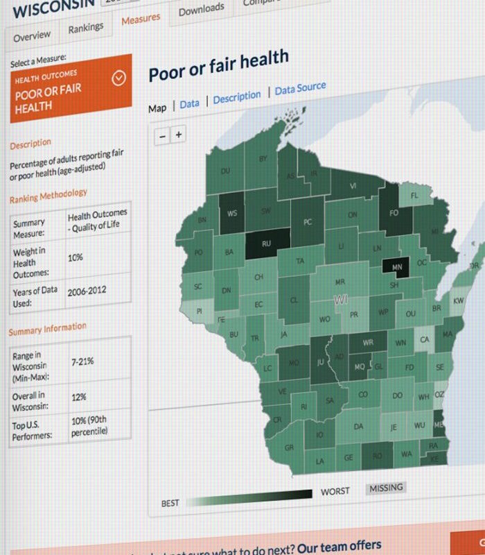 Comparing Detailed County Public Health Factors and Outcomes Across the Country reveal image